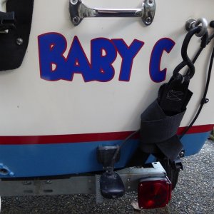 Media 'Baby-C vinyl decal from "boatletteringtoyou.com" same place I got the Big-C lettering.' in album '1995 C-Dory 10 foot Row Boat'