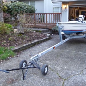 Media 'Also came with a trailer dolly!' in album '1995 C-Dory 10 foot Row Boat'