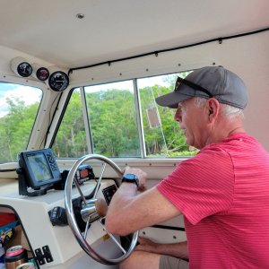 My Dad Taking the Controlls