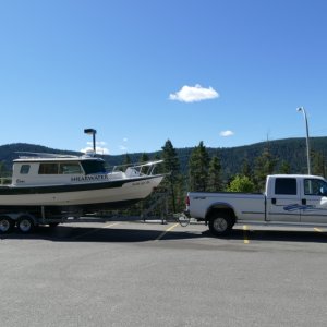 Half way point Williams Lake BC