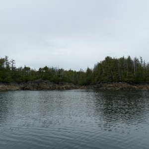 Mini Bay arrival after rough Dixon enterance trip