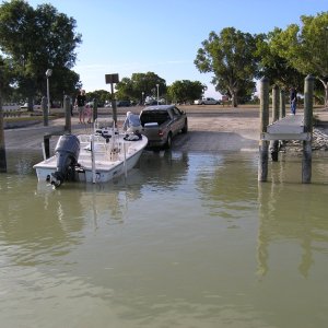 Main "big boat" launch at Flamingo
