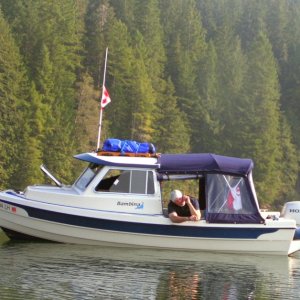 (Pat Anderson) Bambina at Von Donop Inlet 9-12-05