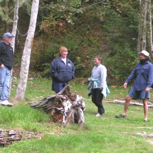 (Pat Anderson) Tim, Patty, Pam and Brock at Roscoe Cove 9-15-05
