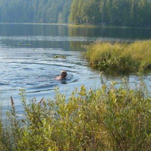 (TwoLuckyFish) I really did go swimming!