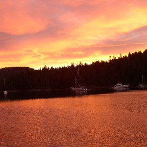 Sunset at Grace Harbor