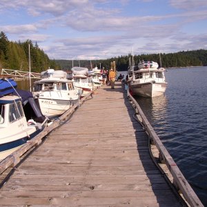 Dock at Gorge Harbor