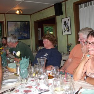 Dinner at Gorge Harbor, meal was fantastic.