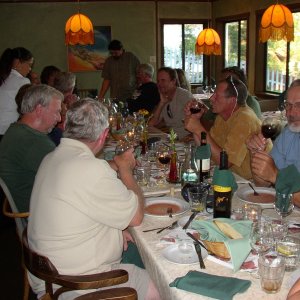 Dinner at Gorge Harbor.