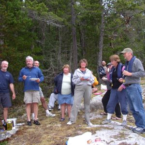 Impromtu Prideaux Haven potluck.