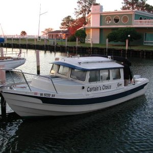 Captain's Choice at Windmill Point Marina.  Junction of Rapahannock River and Chesapeake Bay.