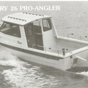 C-Dory 26 pro-angler     Scanned from a C-Dory brochure from 1989
