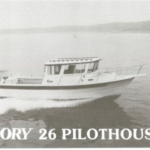 C-Dory 26 pilothouse     Scanned from a C-Dory brochure from 1989.