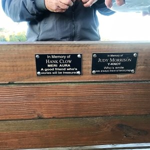 Two departed C-Brats this bench is dedicated to at this time.