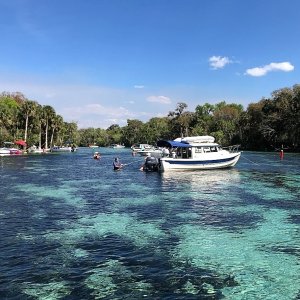 Anchoring in Silver Glen Springs