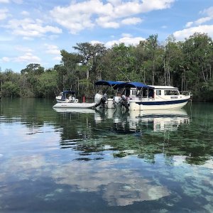 Anchored in Silver Glen Springs.