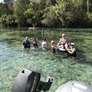 Rosanne Kayaking among some of the other C-Brats