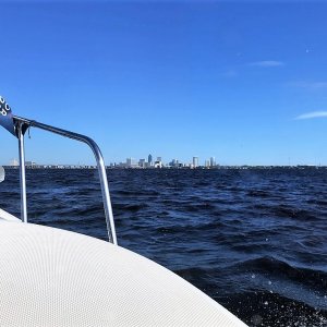 Coming into Jacksonville