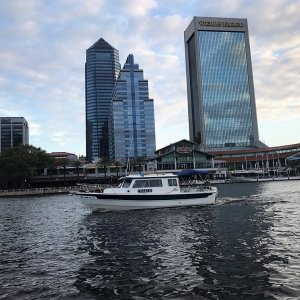 Tully B with Jacksonville Landing in the background