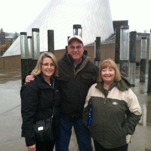 Media 'Vicki, Garry and Patty at Museum of Glass' in album 'Amy Marie and Daydream at Dock Street Marina'