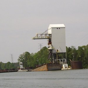 Media 'Keep the coal barges coming' in album 'Cathy & Mrs Byrd greeting each other when we arrived'