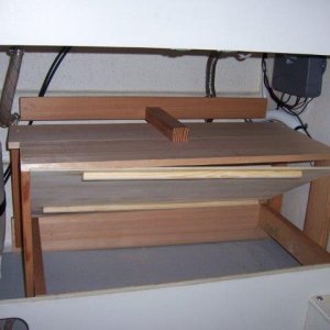More storage underneath the totes.