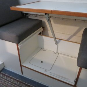 the leg is still original length and can be used in the original position, but we never do because we like the leg room. table still makes in to a bed easily.