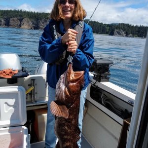 Susan\'s 24 pound Ling July 2019