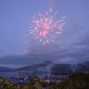 July 4th, 2020 at Sekiu. They put on quite a show. We couldn't have picked a better place to Social distance for the 4th of July