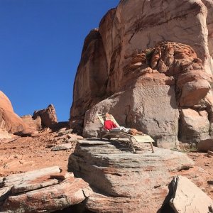 Somebody left behind Rock Man!