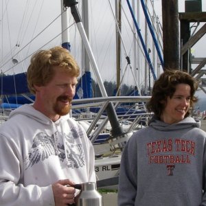 James and Deana asked if they could have their Ranger 33 sailboat Christened by the C-Brats.