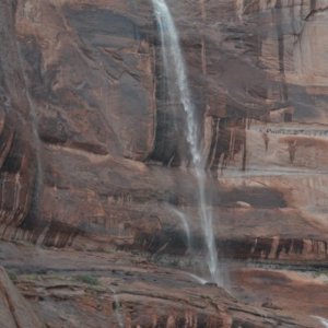 The first of many waterfalls