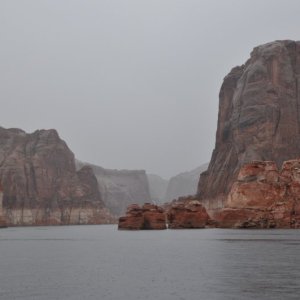Raining in Iceberg Canyon