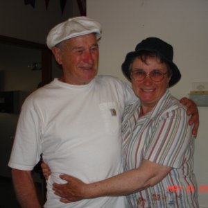 Joe & Ruth at the potluck