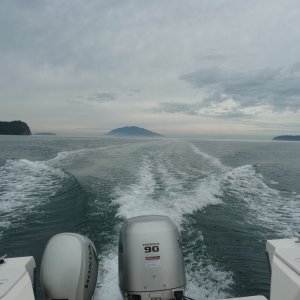 Media 'A little fog but smooth water...' in album 'Our first day of ownership of Salty....we are so excited....in dry dock now but not for long!'