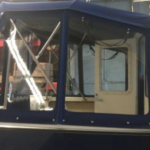 Salty's new camperback.