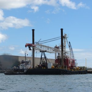 Media 'Tug with barge' in album 'Leaving Ala Wai on Saturday afternoon
11/15/08'
