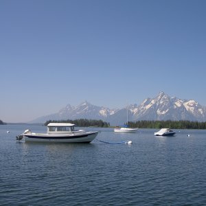 Media 'Unnamed 22' Cruiser float tied, Coulter Bay, Marina, Jackson Lake, Grand Teton National Park' in album 'Jackson  Lake, Wy night achorage'