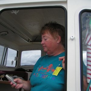 (Pat Anderson) Patty Checks Her Messages