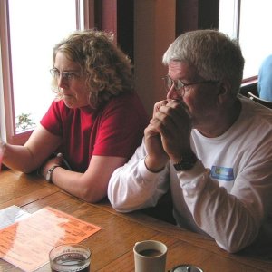 (Pat Anderson) Robbin and Fred at the Dog Pound