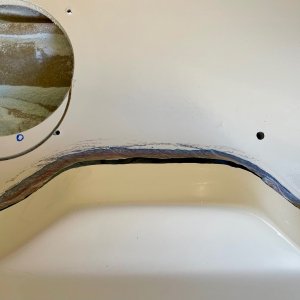 Overhead view of helm dash