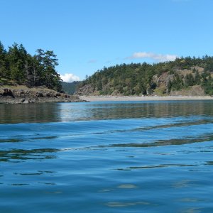 Beauty of the San Juan Islands, WA, 
from See-Saw heading to Friday Harbor
