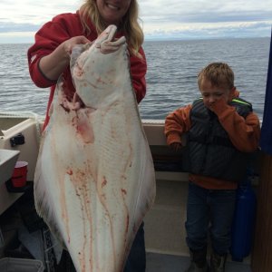 kristins first halibut sequim 5/2014
