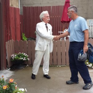 Media 'Mark meets Mark Twain' in album 'Joyce on Pelican honoring Bruce'