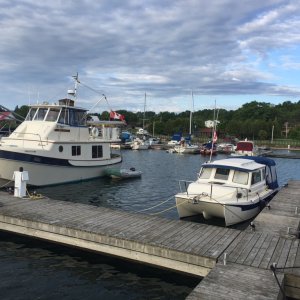 Docked at Gore Bay