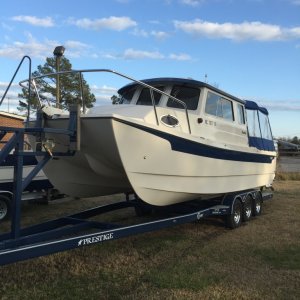 On trailer/Mobile east