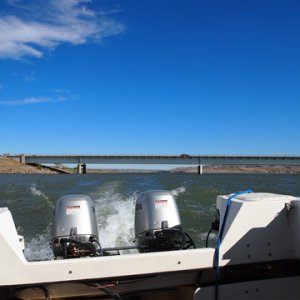 The bridge at Sask Landing.
