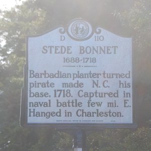 Stede Bonnett was in Blackbeards crew and know as the Gentleman Pirate