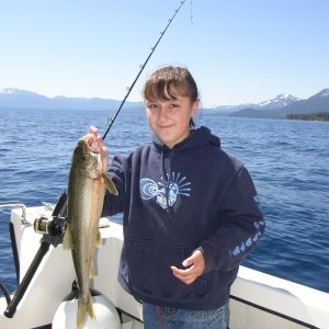 Shelby\'s first Mackinaw trout
