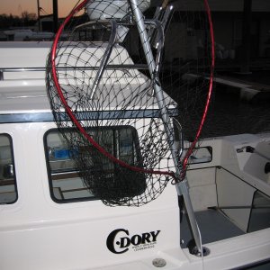 Net holder (15 degree flush rod holder)